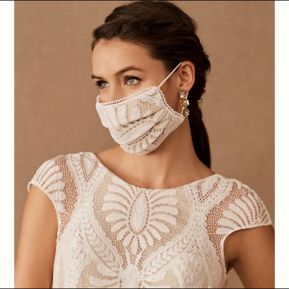 NWT BHLDN Ludlow bridal face mask